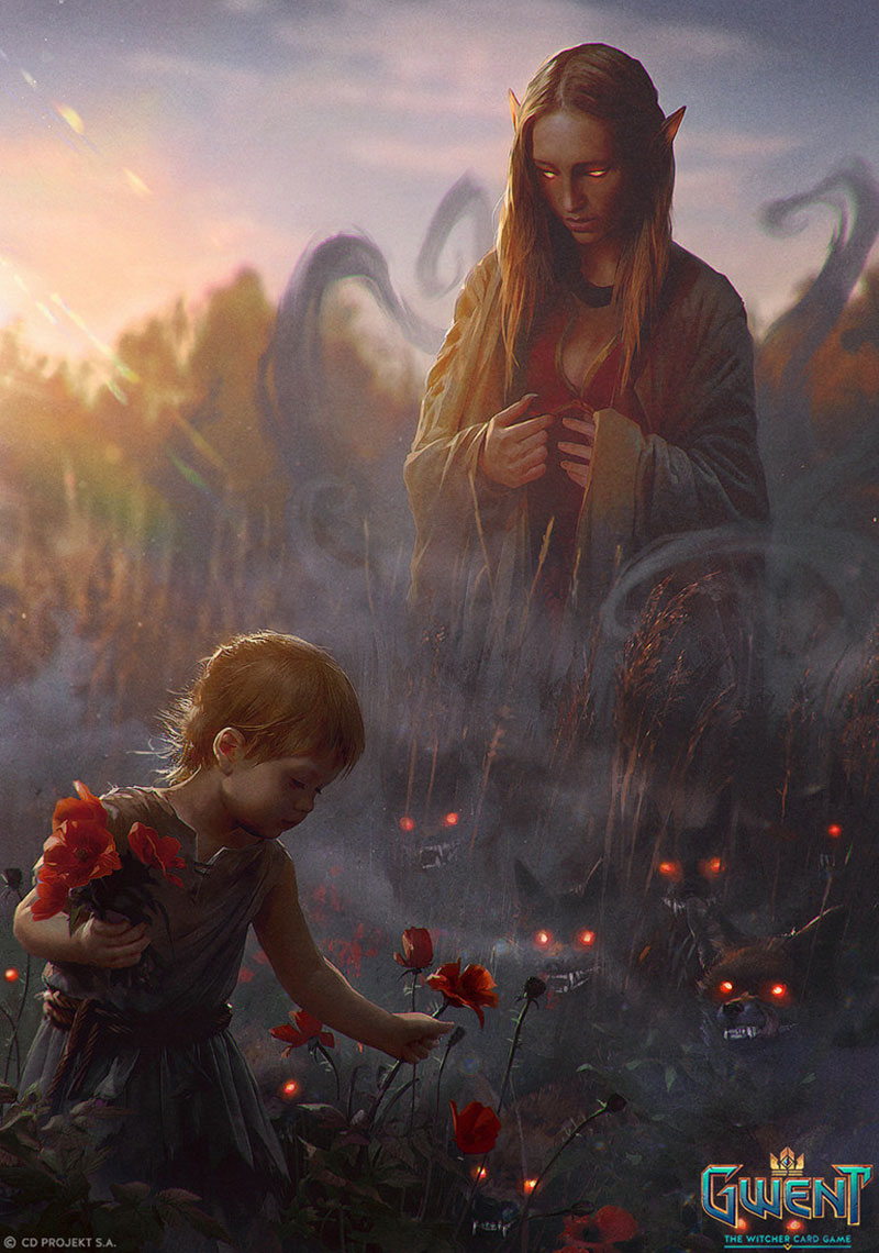 Aguara Art from Gwent: The Witcher Card Game