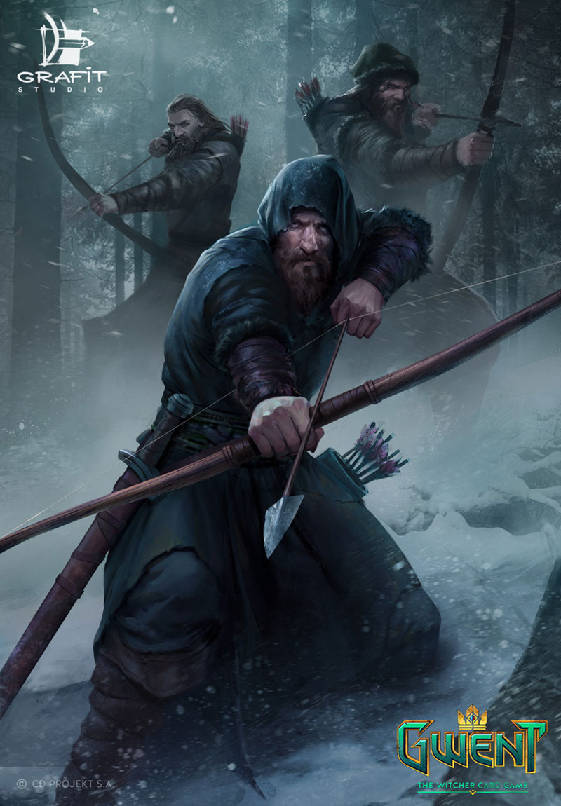 Brokvar Archer Art from Gwent: The Witcher Card Game