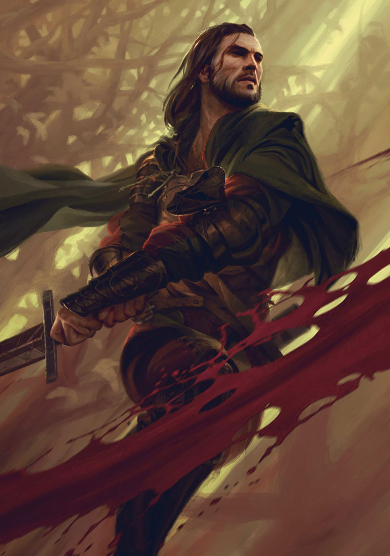 Cahir Art from Gwent: The Witcher Card Game