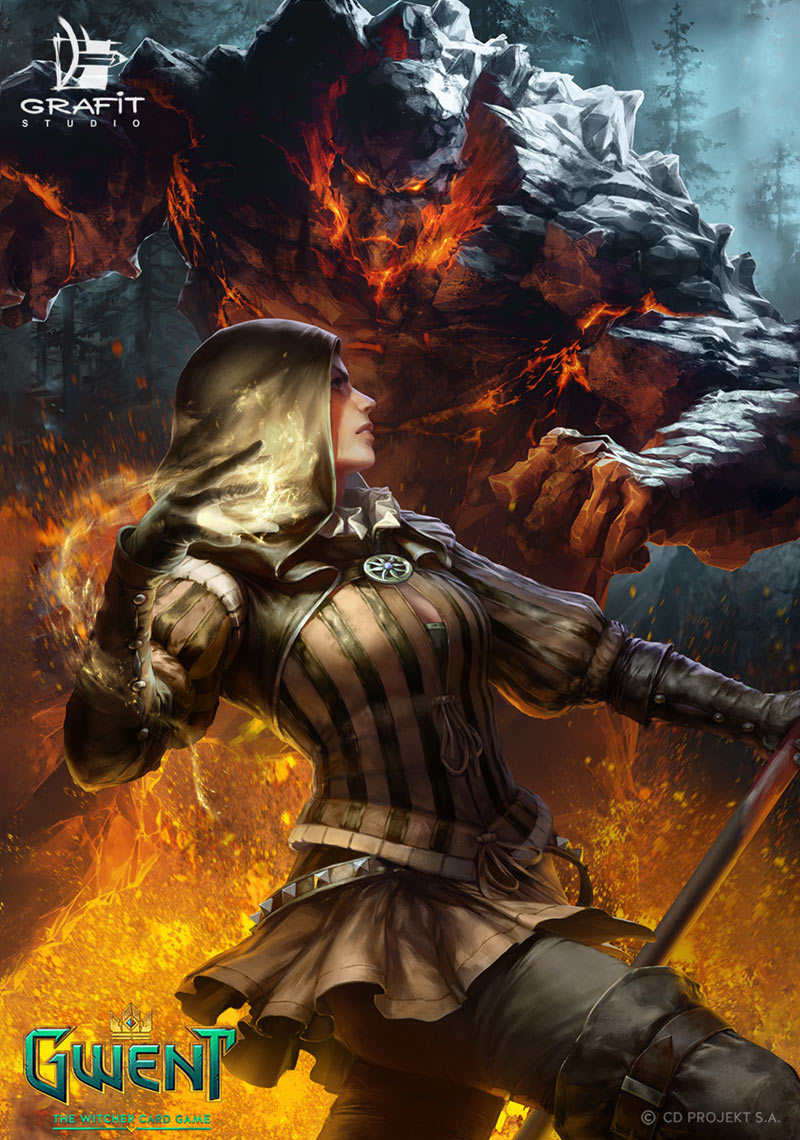 Cynthia Art from Gwent: The Witcher Card Game