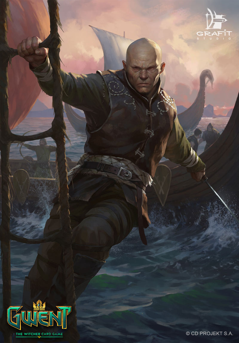 Dimun Corsair Art from Gwent: The Witcher Card Game