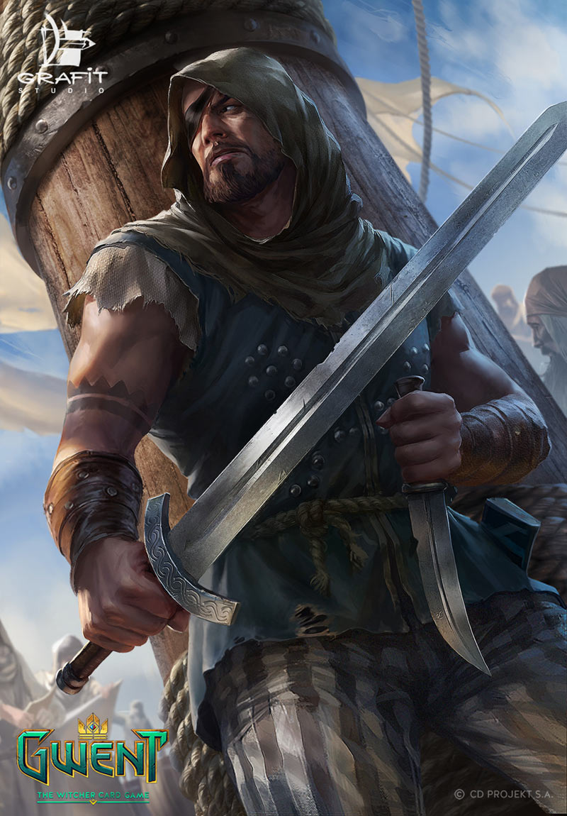 Dimun Pirate Art from Gwent: The Witcher Card Game