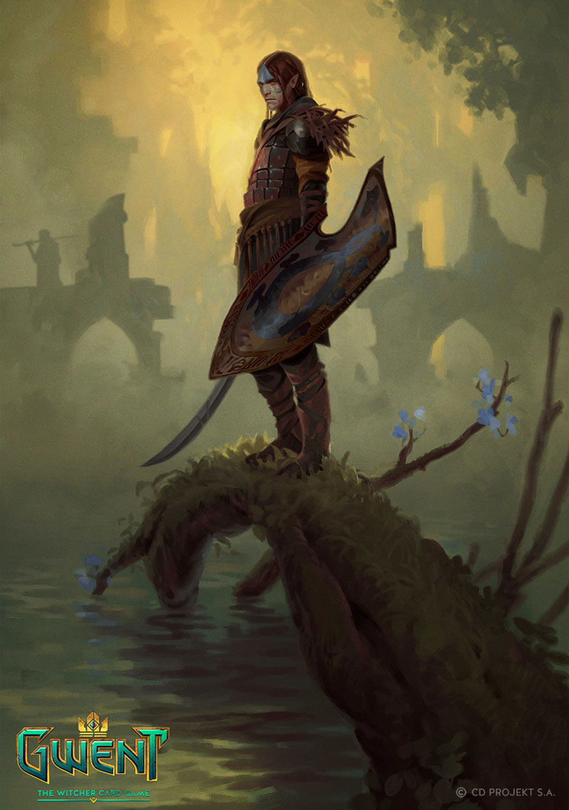 Dol Blathanna Protector Art from Gwent: The Witcher Card Game