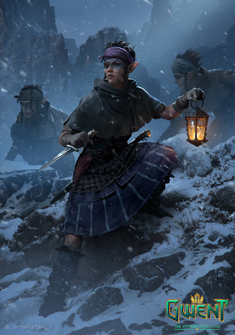 Eldain's Chosen Art from Gwent: The Witcher Card Game