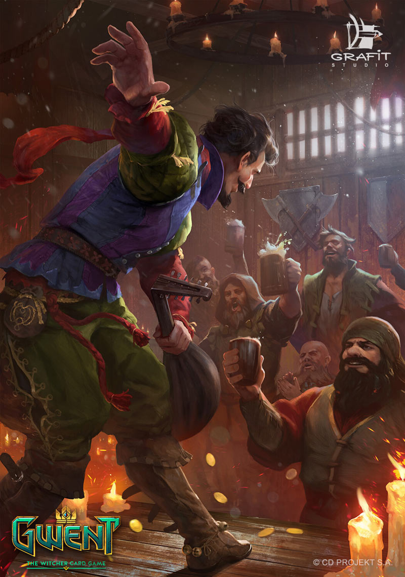 Encore Art from Gwent: The Witcher Card Game