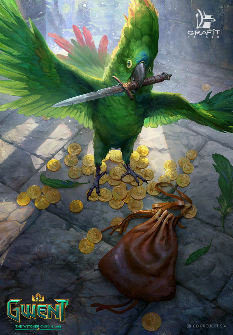 Field Marshall Duda Agitator Art from Gwent: The Witcher Card Game