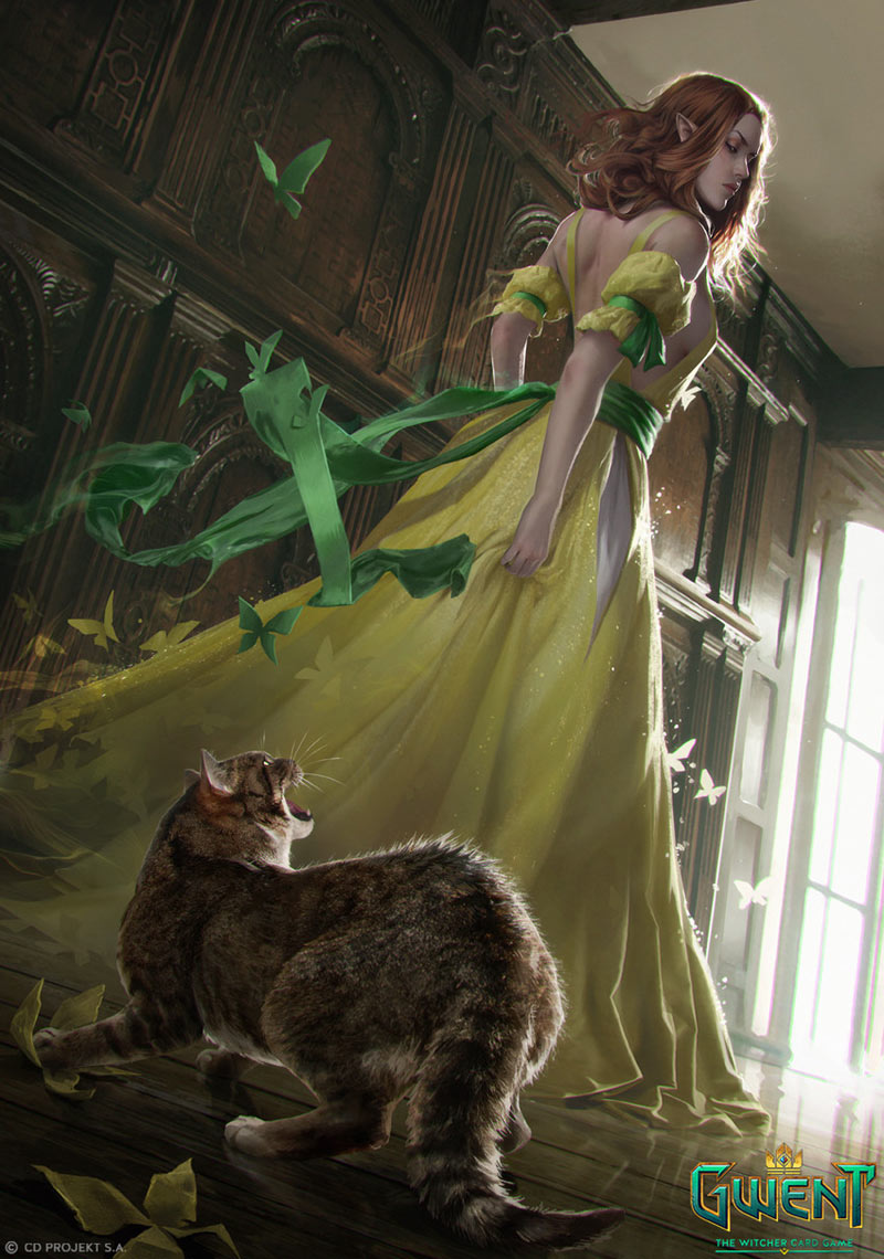 Ida Emean Art from Gwent: The Witcher Card Game