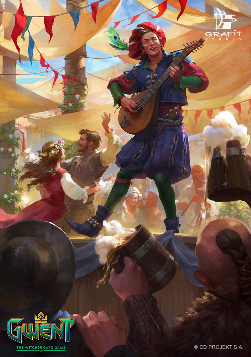 Inspiring Ballad Art from Gwent: The Witcher Card Game
