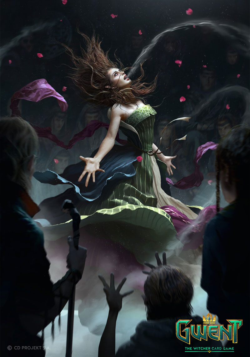 Ithlinne Aegli Art from Gwent: The Witcher Card Game