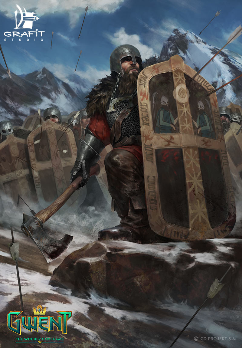 Mahakaman Defenders Art from Gwent: The Witcher Card Game