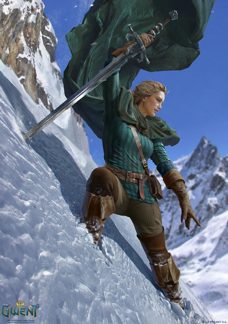 Meve: Sihil Art from Gwent: The Witcher Card Game