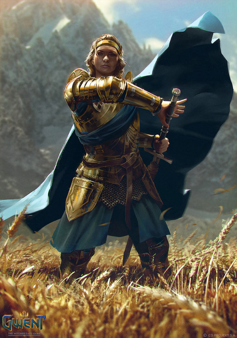 Meve Art from Gwent: The Witcher Card Game