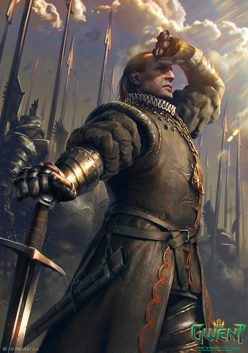 Morvran Voorhis Art from Gwent: The Witcher Card Game