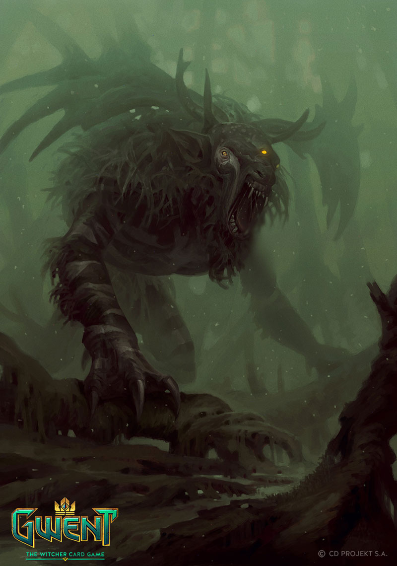 Morvudd Art from Gwent: The Witcher Card Game