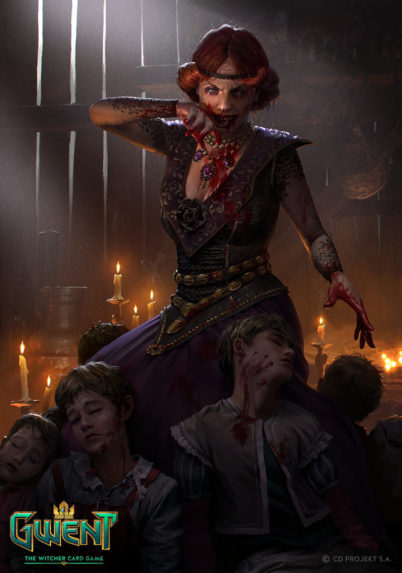 Oriana Art from Gwent: The Witcher Card Game