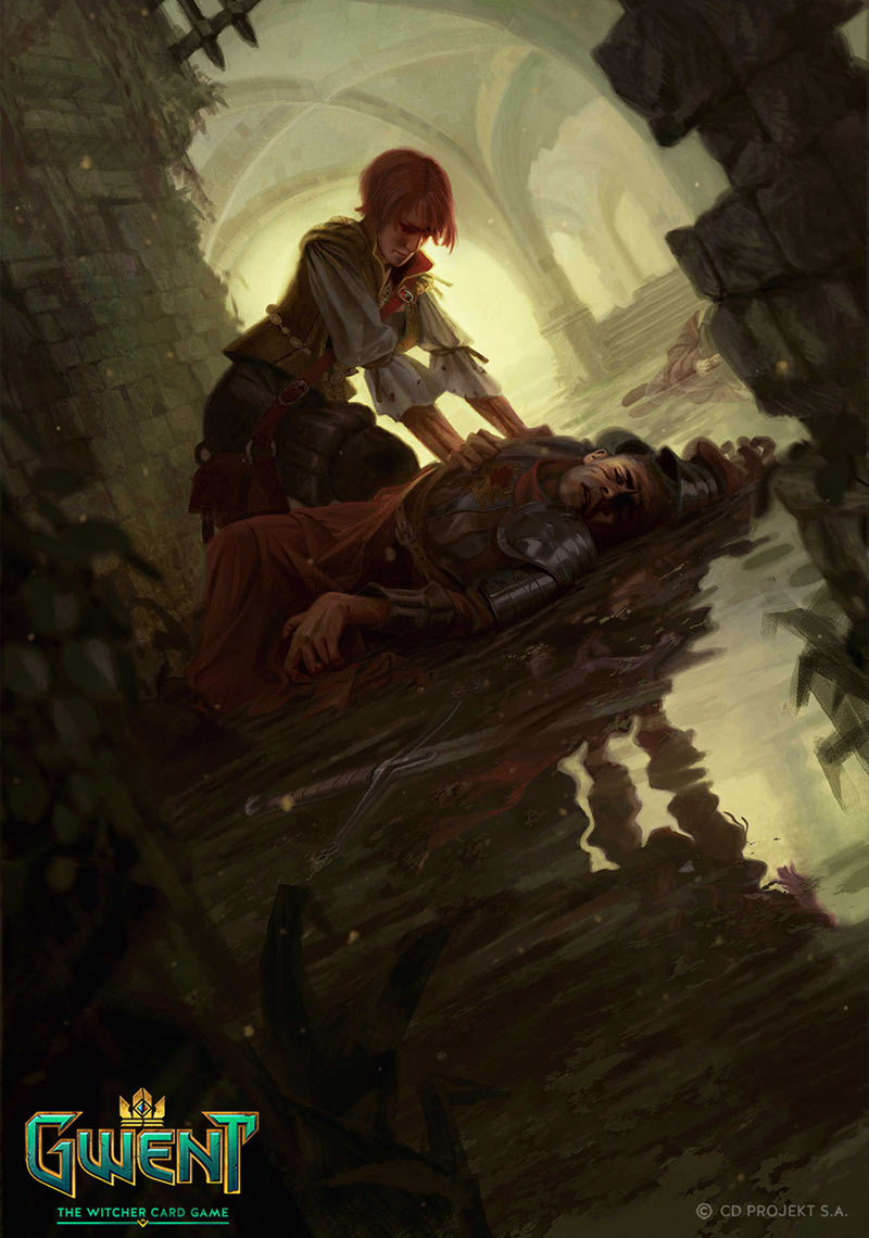 Shani Art from Gwent: The Witcher Card Game