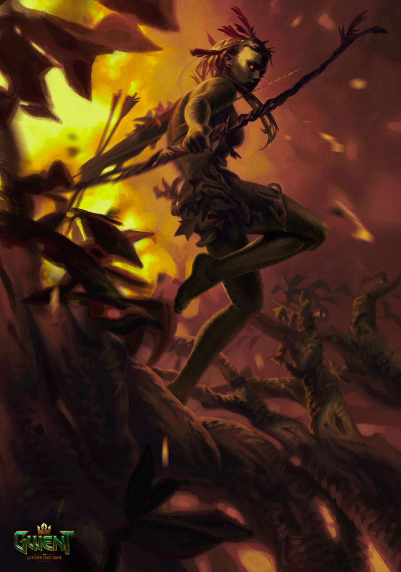 Sirssa Art from Gwent: The Witcher Card Game