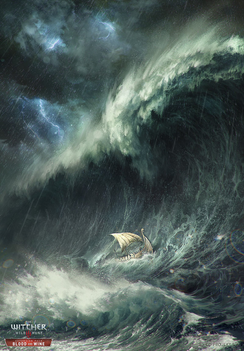 Skellige Storm Art from Gwent: The Witcher Card Game