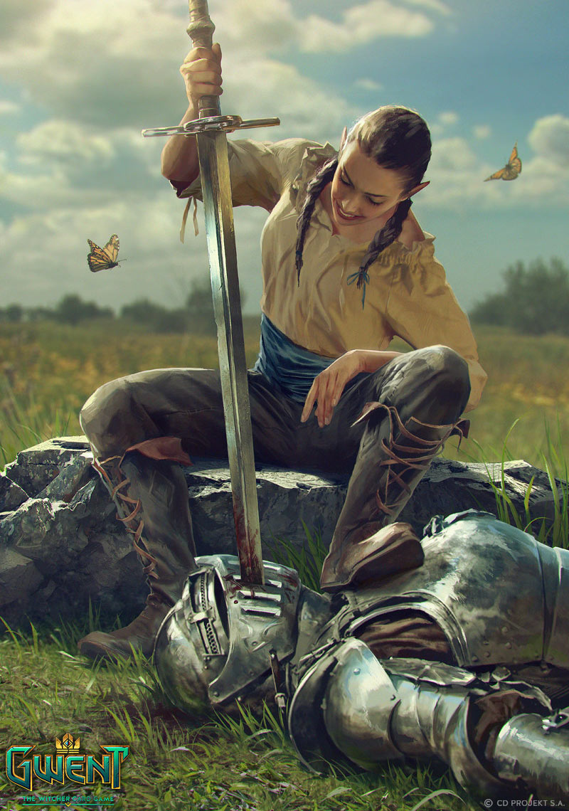 Toruviel Art from Gwent: The Witcher Card Game