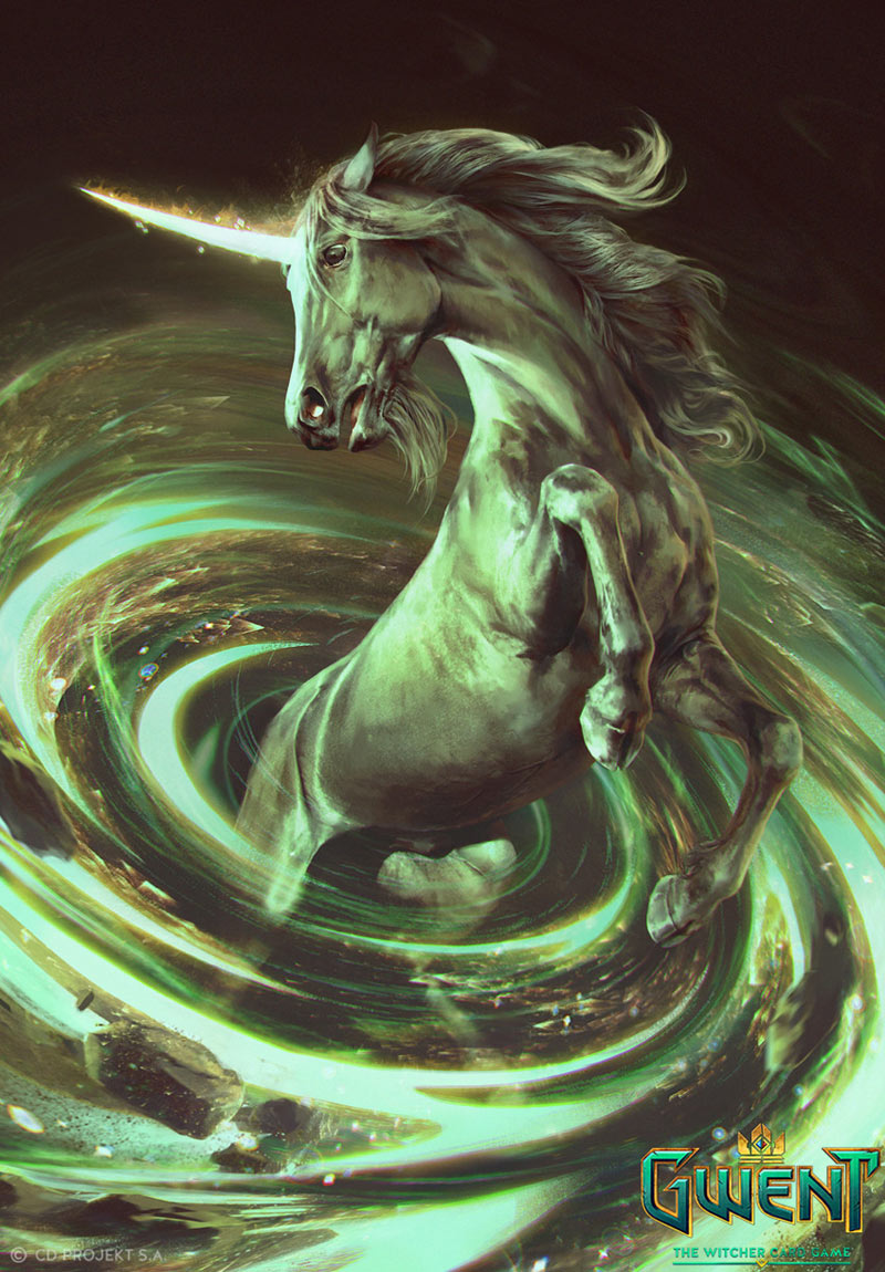 Unicorn Art from Gwent: The Witcher Card Game