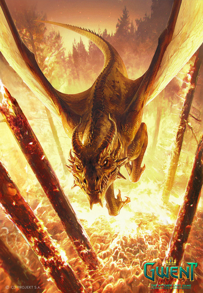 Villentretenmerth Art from Gwent: The Witcher Card Game