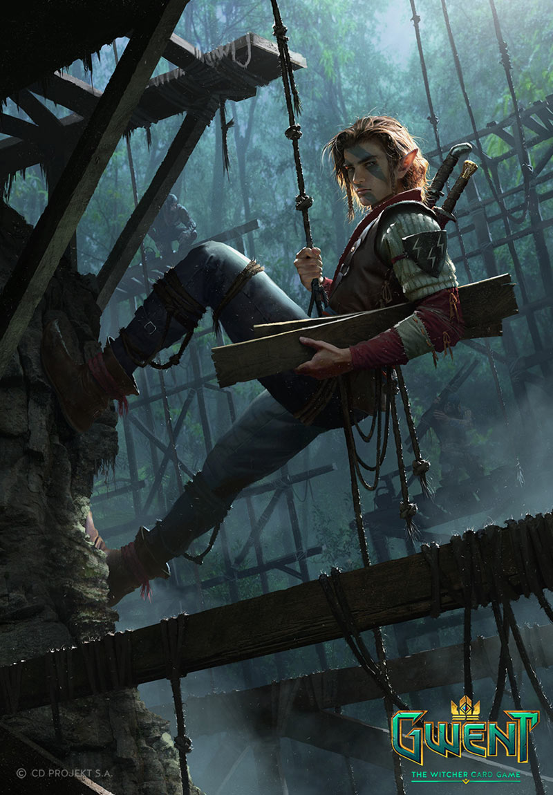 Vrihedd Sapper Art from Gwent: The Witcher Card Game