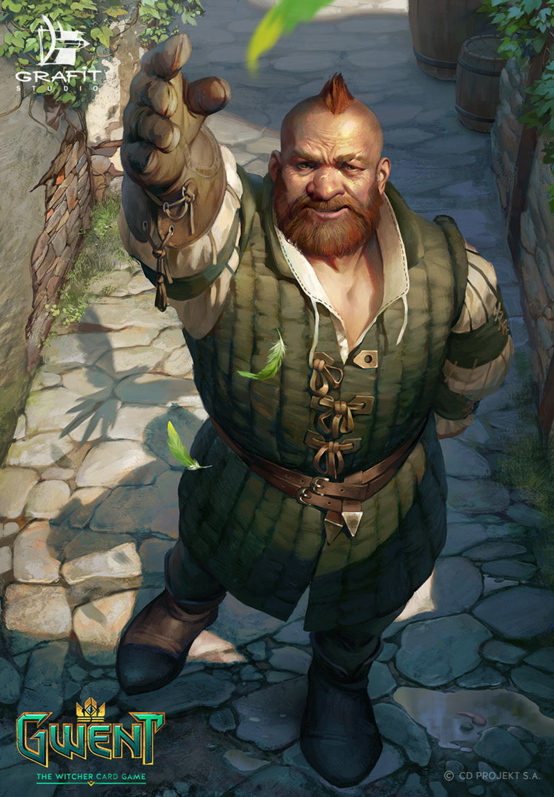Zoltan The Animal Trainer Art from Gwent: The Witcher Card Game