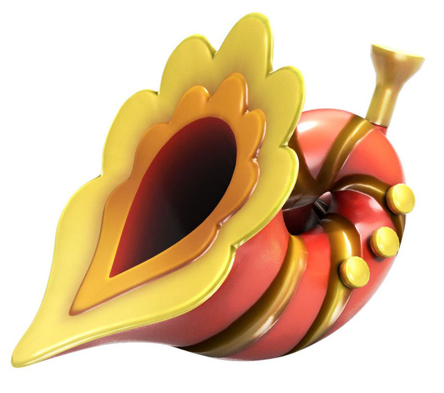 Conch Horn Art from The Legend of Zelda: Link's Awakening (2019)