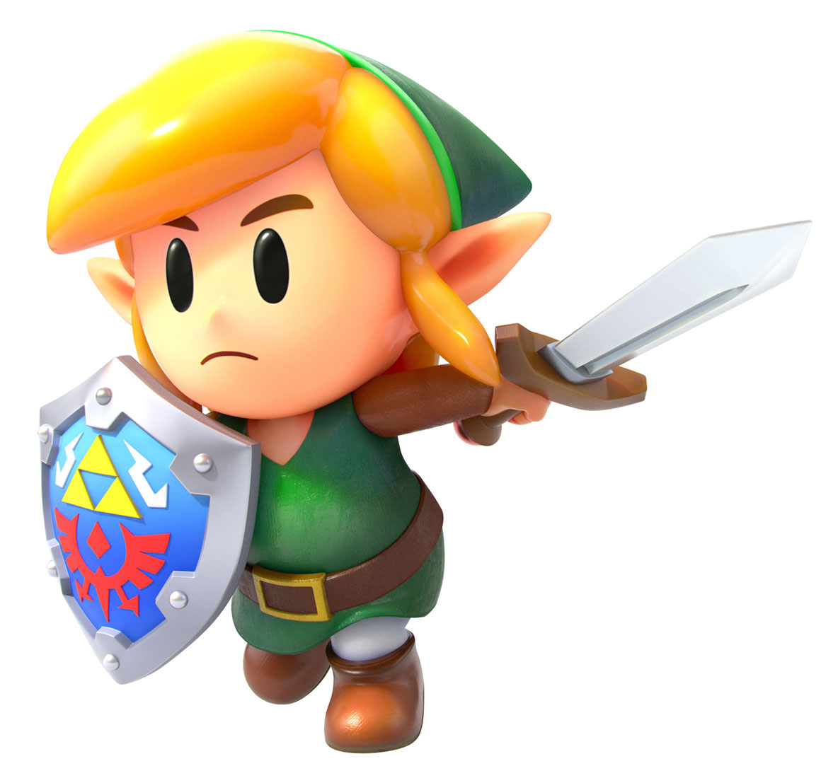 Link Slash Attack Art from The Legend of Zelda: Link's Awakening (2019)