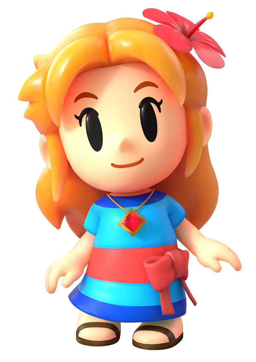 Marin Character Art from The Legend of Zelda: Link's Awakening (2019)