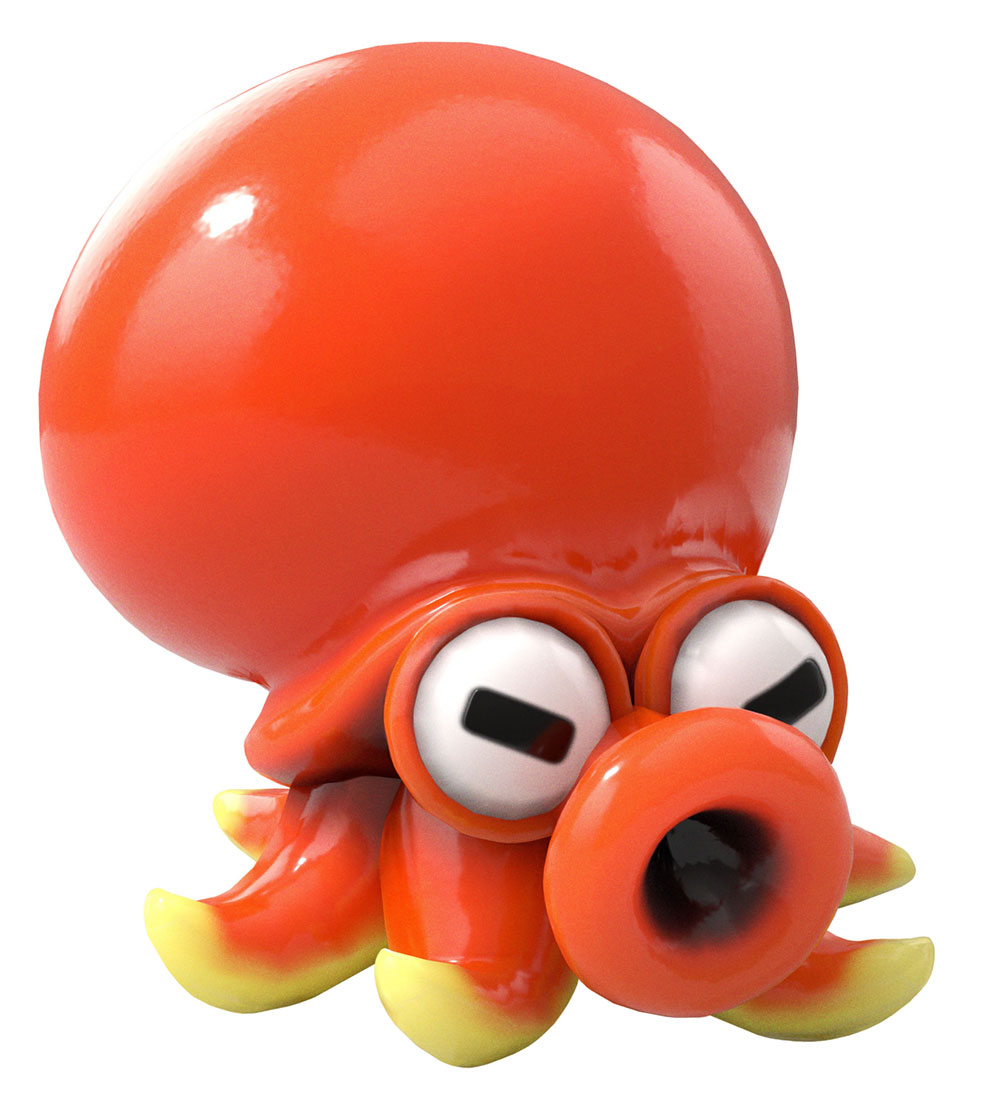 Octorok Enemy Art from The Legend of Zelda: Link's Awakening (2019)