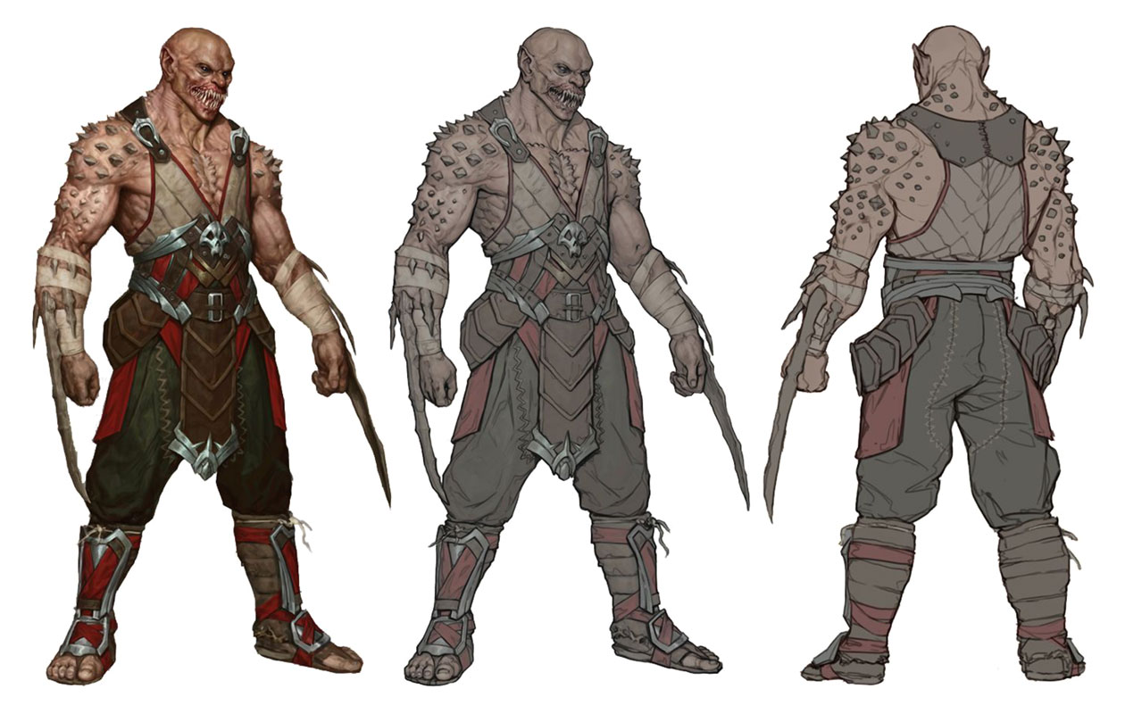 Baraka Concept Art from Mortal Kombat 11