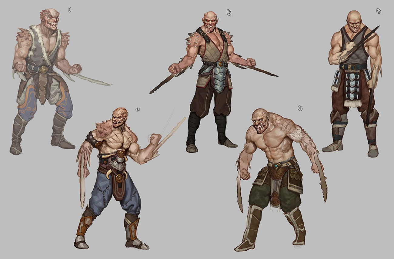 Baraka Outfit Art from Mortal Kombat 11