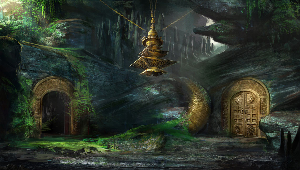 Dragon Grotto Art from Mortal Kombat 11