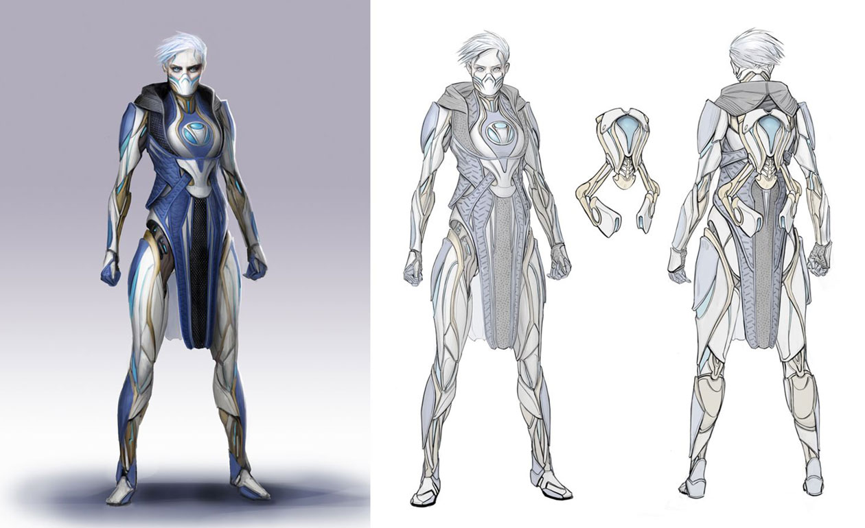 Frost Concept Art from Mortal Kombat 11