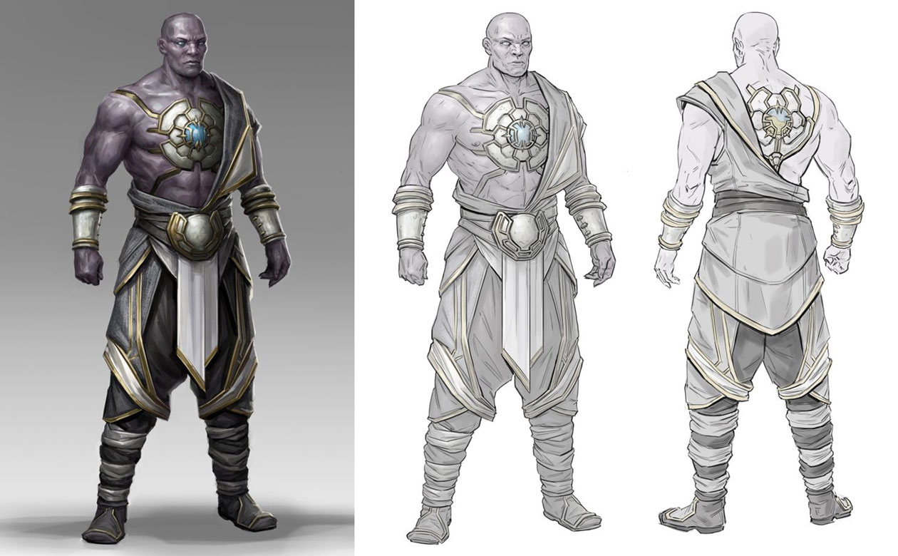 Geras Concept Artwork from Mortal Kombat 11