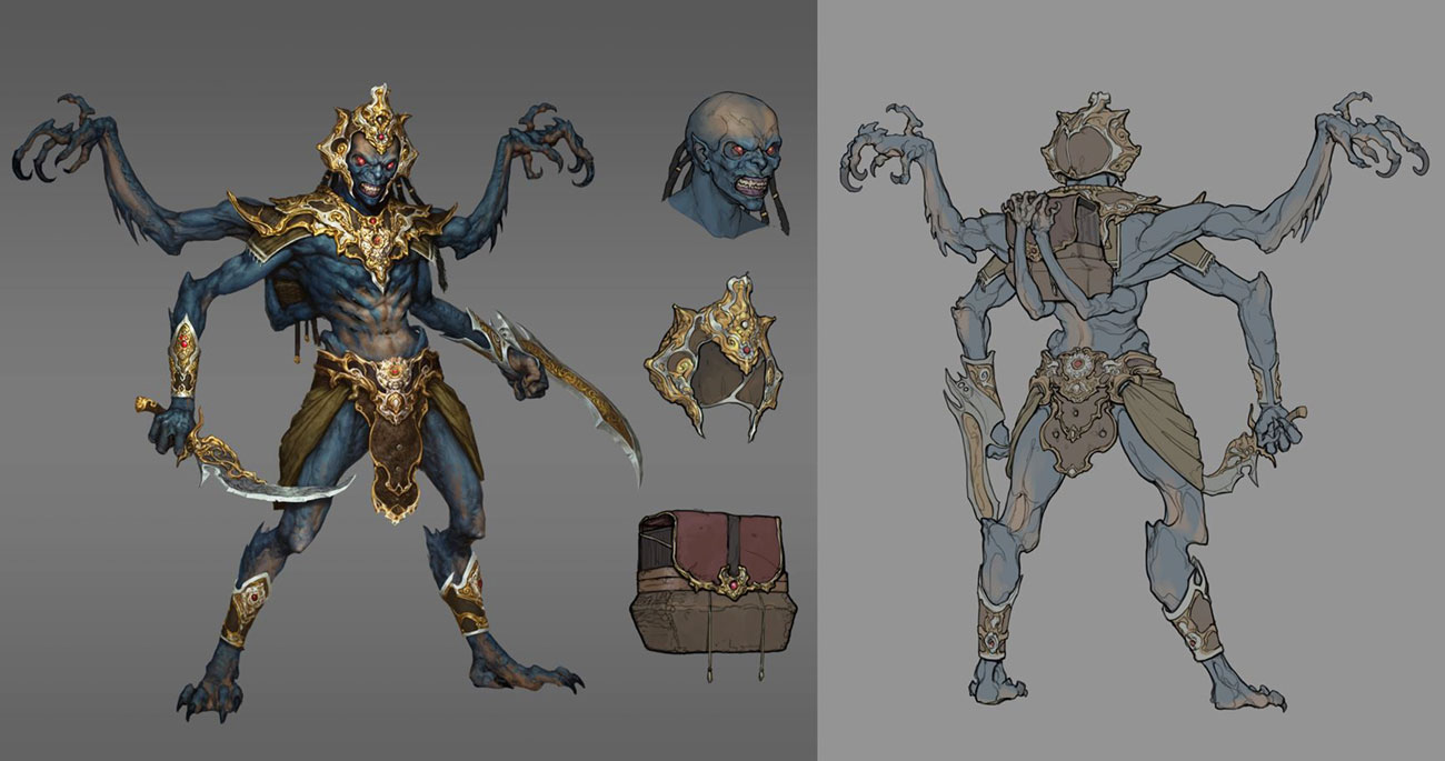 Kollector Concept Artwork from Mortal Kombat 11