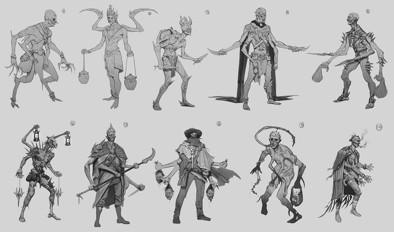 Kollector Outfit Artwork from Mortal Kombat 11