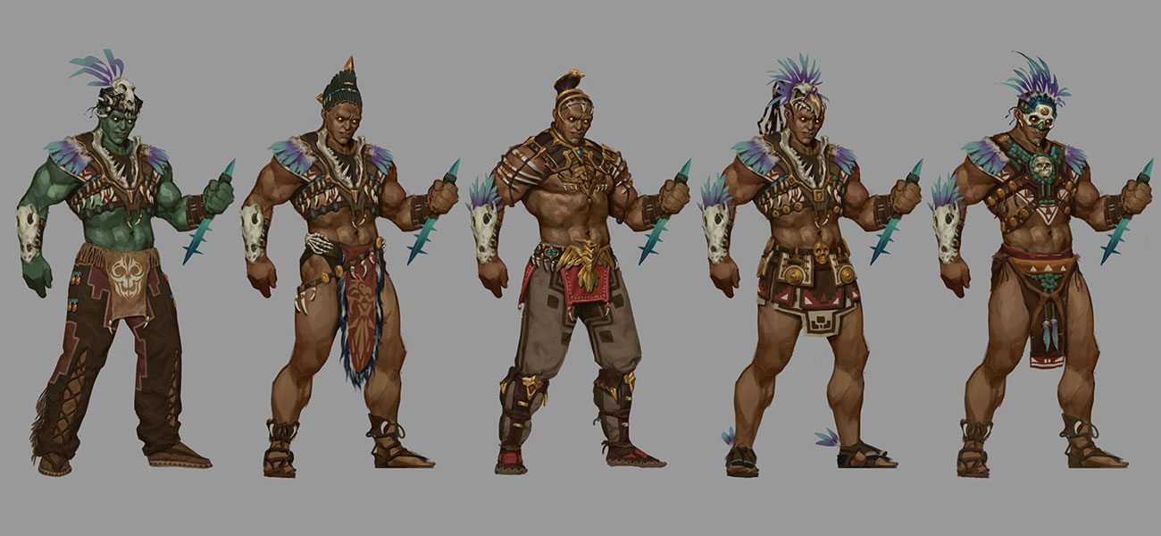 Kotal Kahn Outfit Artwork from Mortal Kombat 11