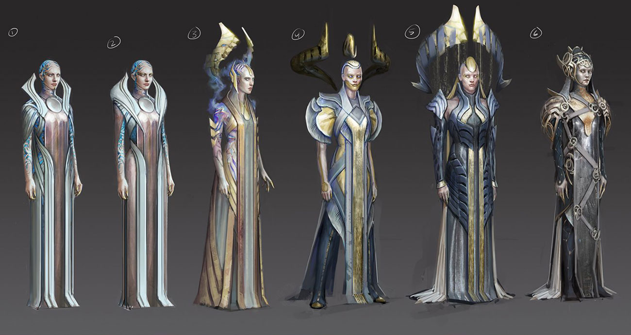 Kronika Concept Artwork from Mortal Kombat 11