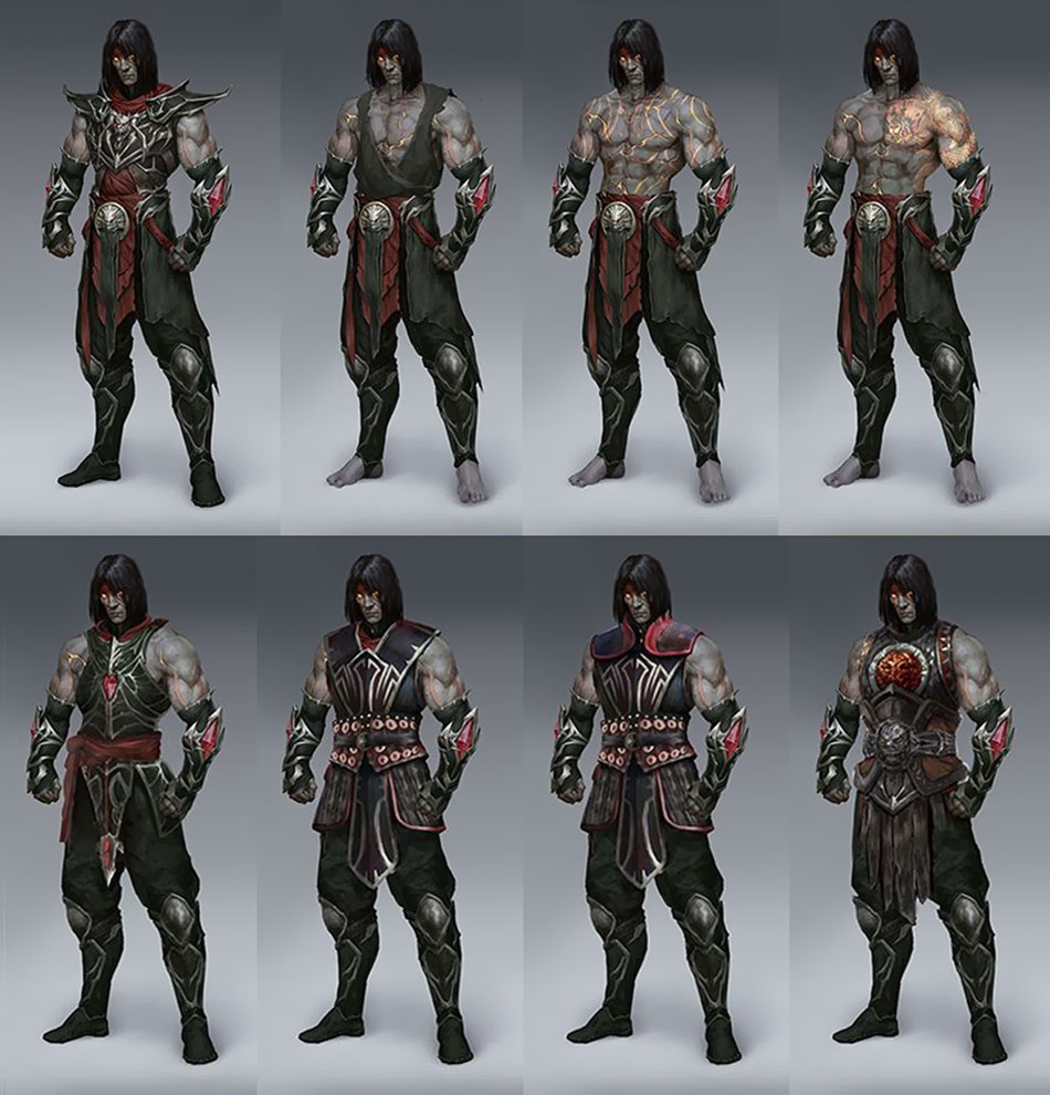 Liu Kang Outfit Art from Mortal Kombat 11