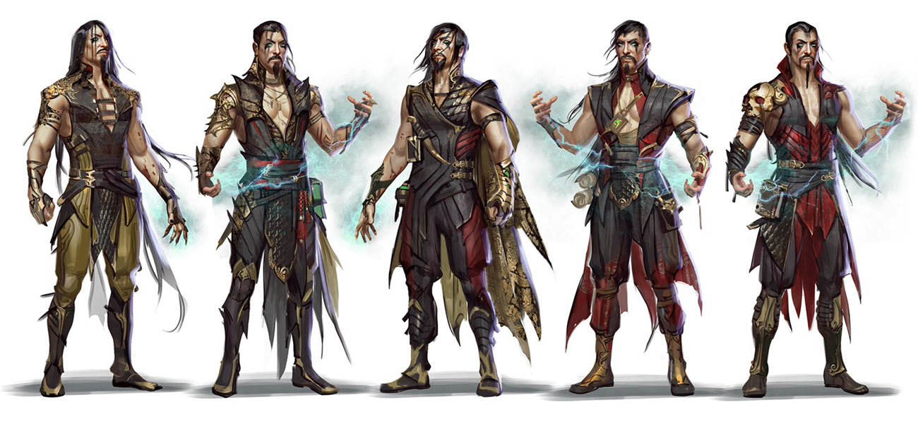 Far Past Shang Tsung Concept Art from Mortal Kombat 11