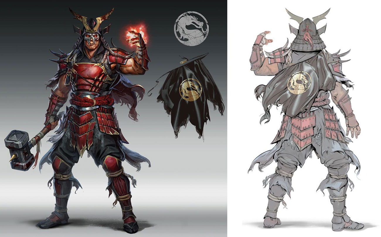 Shao Kahn Concept Artwork from Mortal Kombat 11