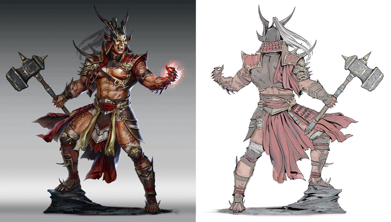 Shao Kahn Concept Art from Mortal Kombat 11