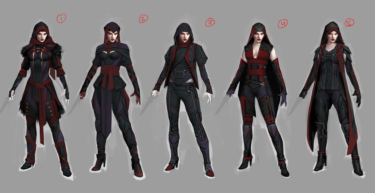 Skarlet Outfit Artwork from Mortal Kombat 11