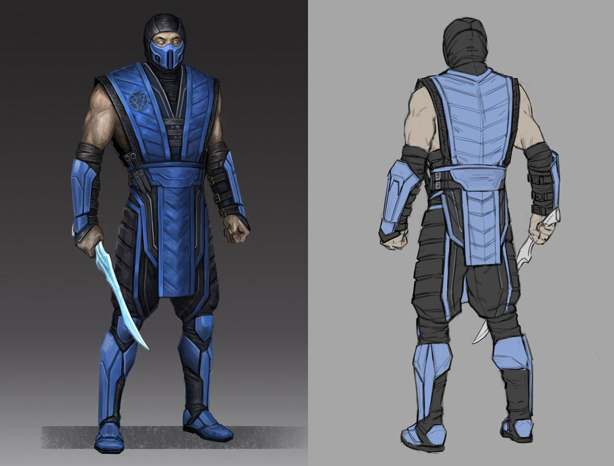 Sub-Zero Concept Artwork from Mortal Kombat 11