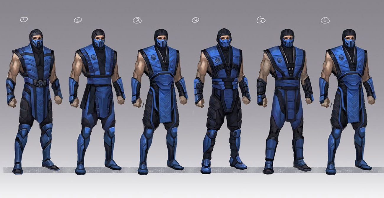 Sub-Zero Outfit Artwork from Mortal Kombat 11