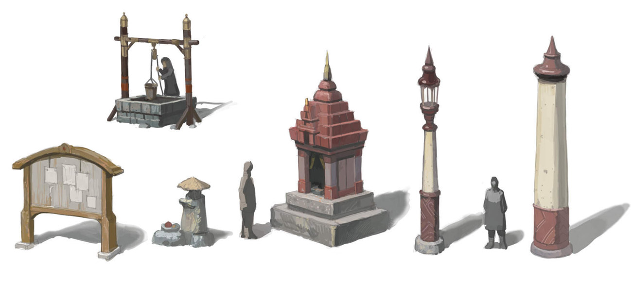 Objects of Inner Kingdom Art from Oninaki