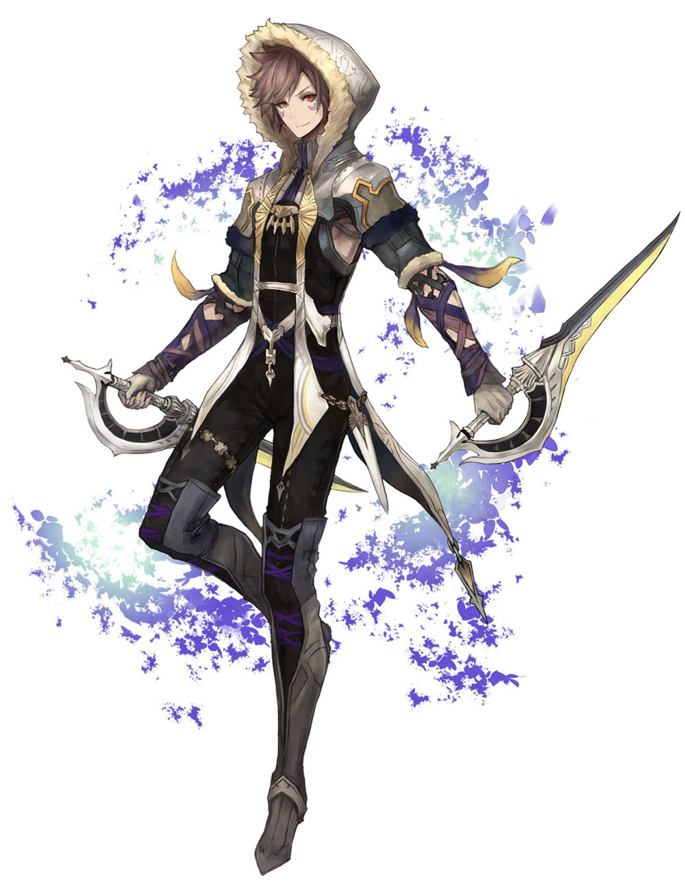Rigan Character Art from Oninaki