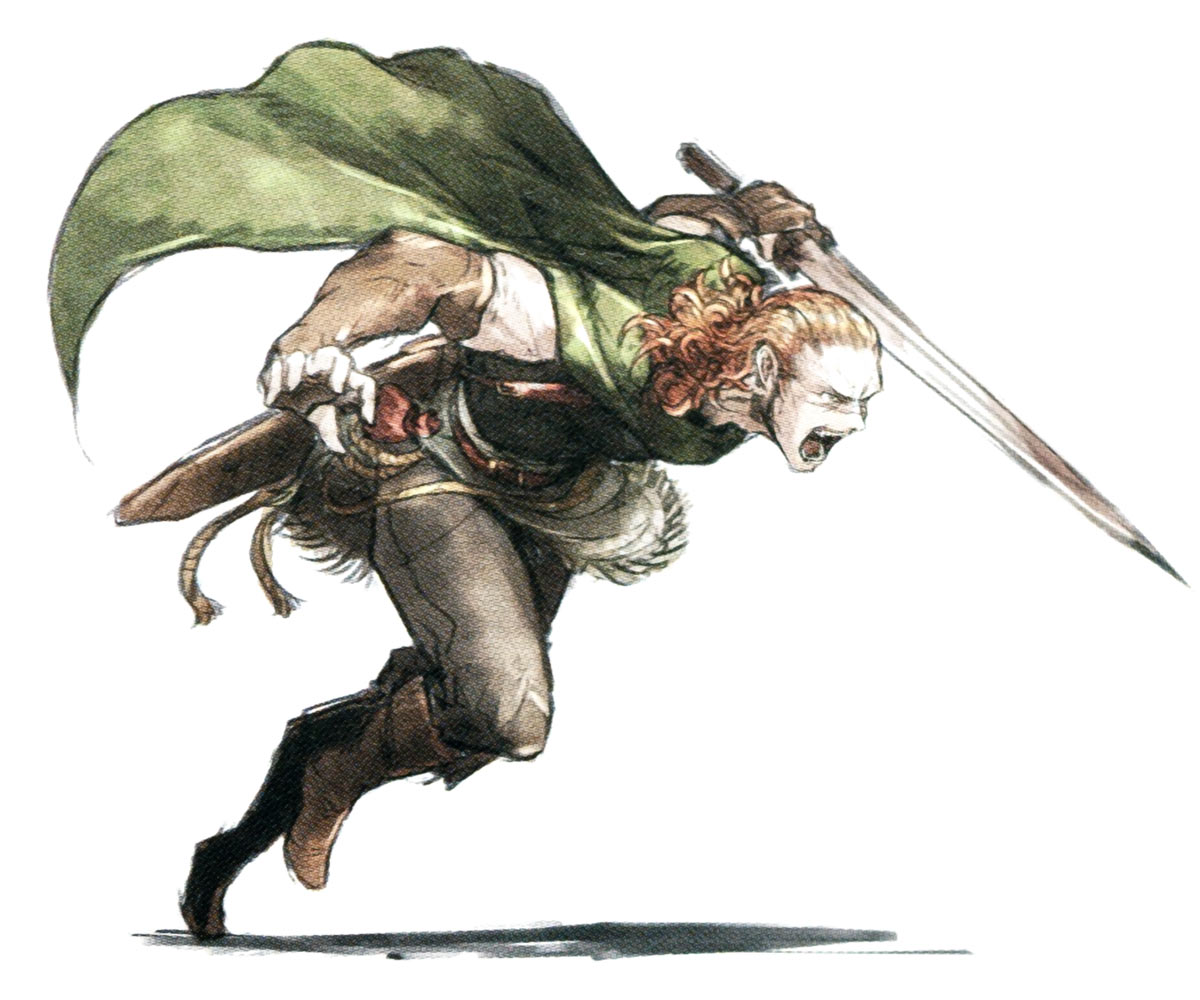 Darius Concept Art from Octopath Traveler
